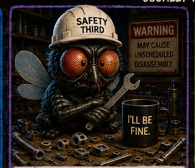 Dave the Structural Fly, a fictional Strange Duck character